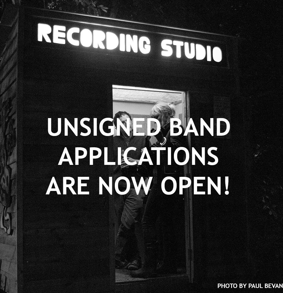 Unsigned Band Applications for 2015 are now open!