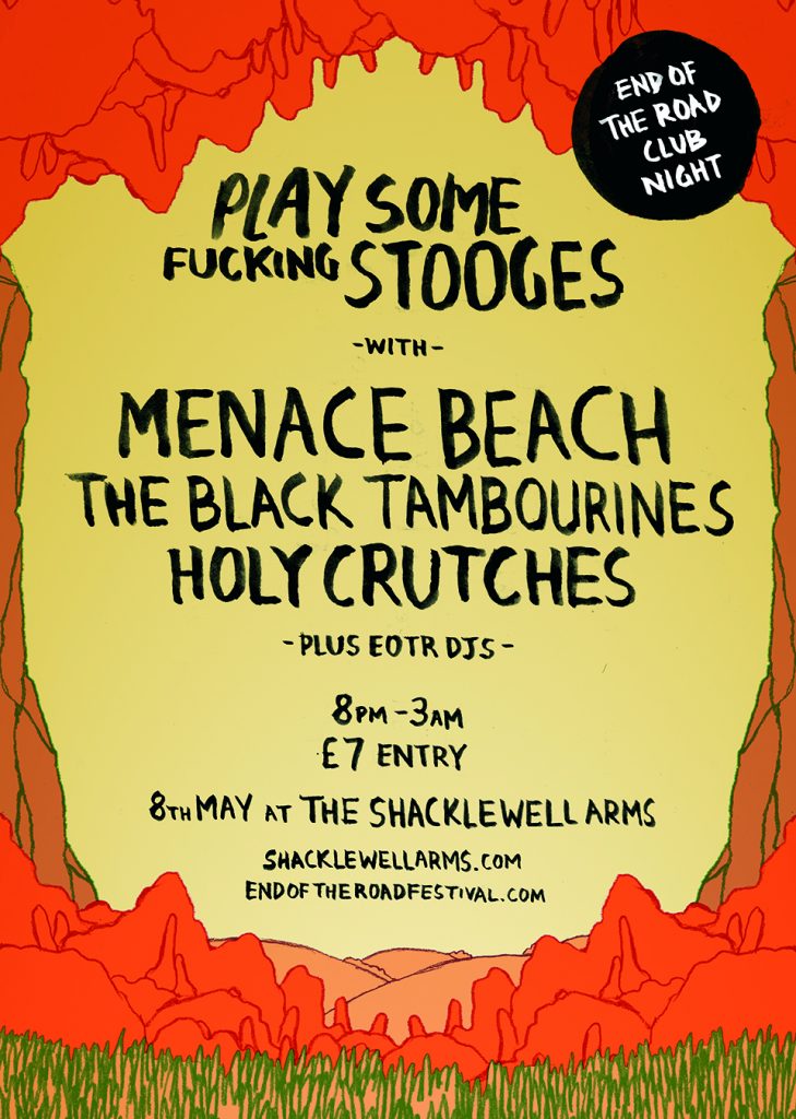 Menace Beach, The Black Tambourines and Holy Crutches for Monthly Club Night At The Shacklewell Arms