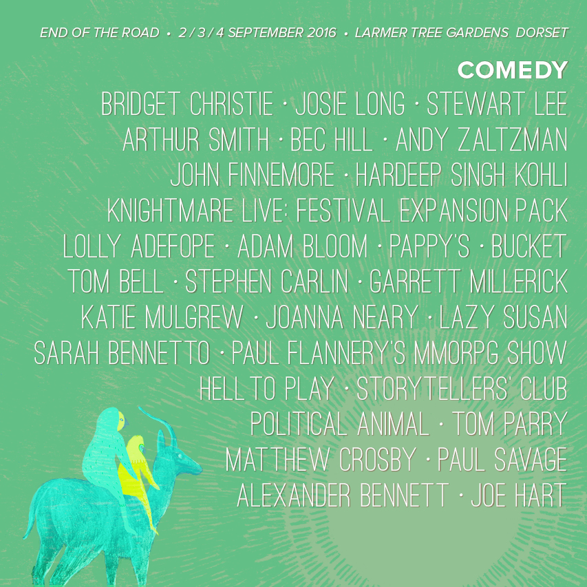 2016 Comedy Line-Up Announced