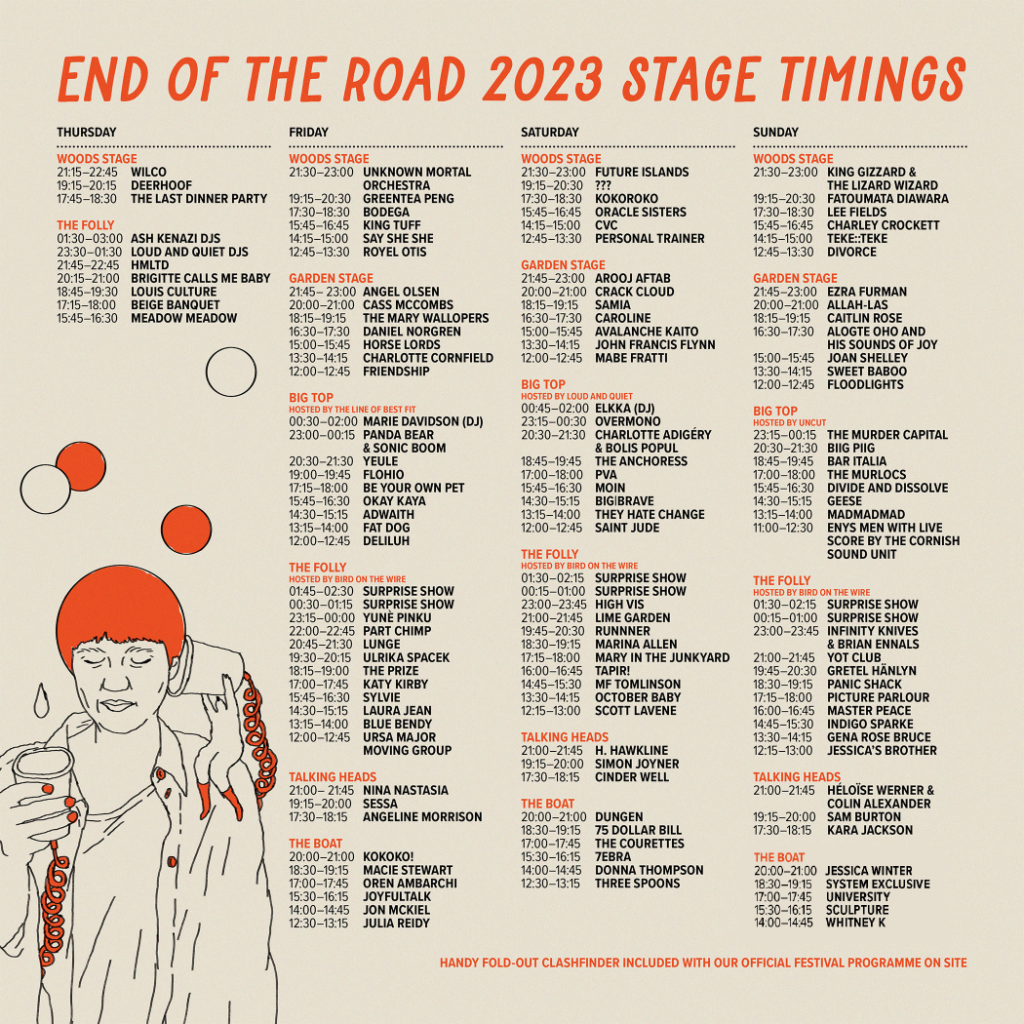 Stage Timings 2023