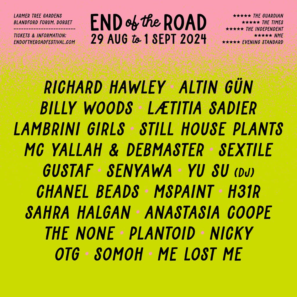 Richard Hawley, Altin Gün, billy woods, Lætitia Sadier and more join End of The Road 2024